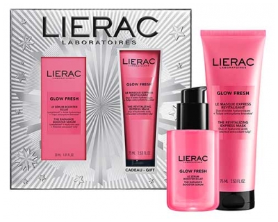Lierac Glow Fresh Serum Booster Blasku 30 ml + Ekspresowa Maska Rewitalizująca 75 ml W Prezencie