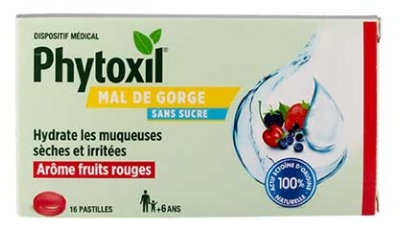 Sanofi Phytoxil Gorge Irritée Fruits Rouges 16 Pastilles