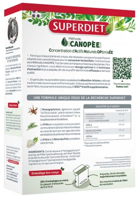 Superdiet Quatuor Articulações Bio 20 Ampolas