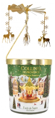 Collines de Provence Bougie Parfumée Carrousel Forêt de Sapin 360 g