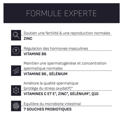 Densmore Gametix M Biotic+ Fertilité 30 Sachets