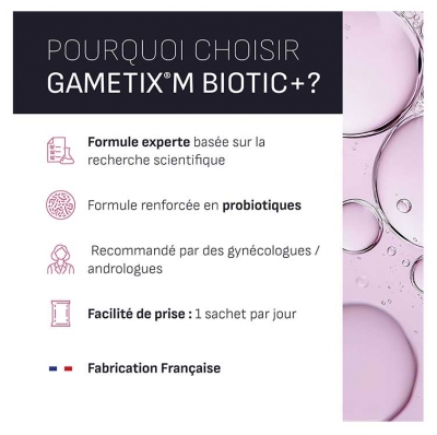 Densmore Gametix M Biotic+ Fertilité 30 Sachets