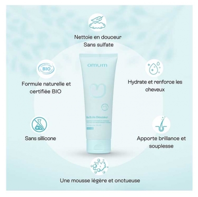 Omum Shampoing Renfort & Hydratation Bio 200 ml