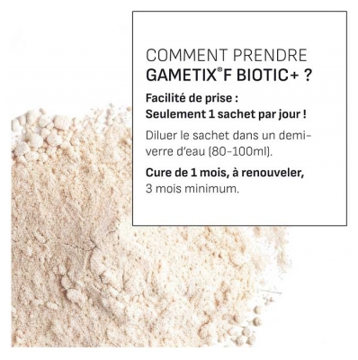 Densmore Gametix F Biotic+ Fertilité 30 Sachets