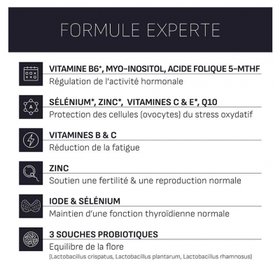 Densmore Gametix F Biotic+ Fertilité 30 Sachets