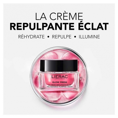 Lierac Glow Fresh La Crème Repulpante Éclat 50 ml + Le Masque Express Revitalisant 75 ml Offert