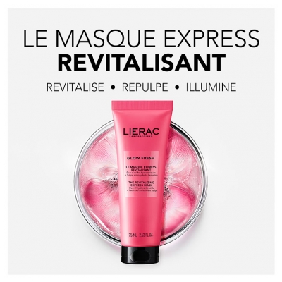 Lierac Glow Fresh La Crème Repulpante Éclat 50 ml + Le Masque Express Revitalisant 75 ml Offert