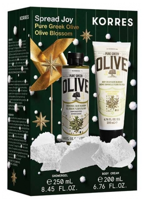 Korres Oliv Duschgel Olivblomma 250 ml + Kroppslotion 200 ml