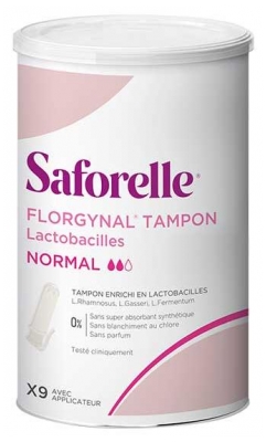 Saforelle Florgynal Compact Applicator Pad 9 Normal (najlepiej spożyć przed 30.11.2026)