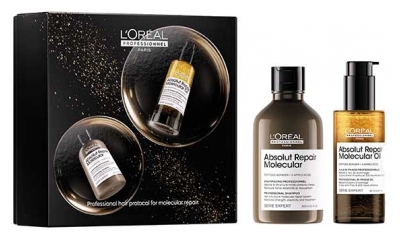 L'Oréal Professionnel Absolut Repair Molecular Coffret Duo pour Cheveux Très Abîmés
