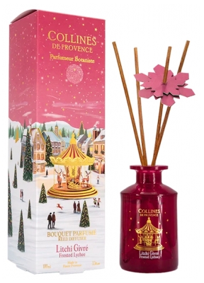 Collines de Provence Bouquet Parfumé Collection Festive 100 ml - Senteur : Litchi Givré