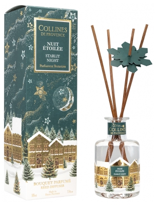 Collines de Provence Bouquet Parfumé Collection Festive 100 ml - Senteur : Nuit Étoilée