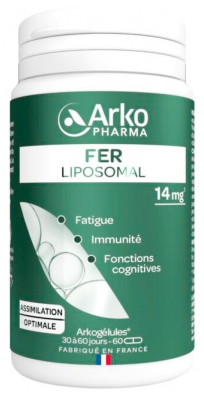 Arkopharma Arkogélules Fer Liposomal 60 Capsules