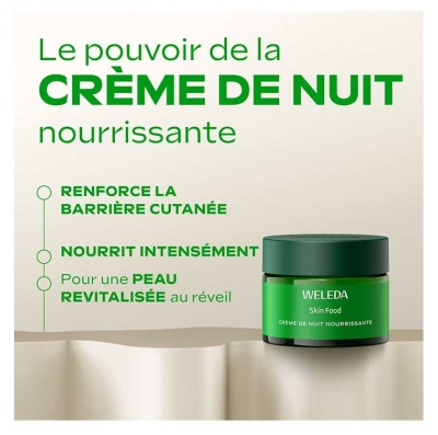 Weleda Skin Food Visage Crème de Nuit Nourrissante 40 ml