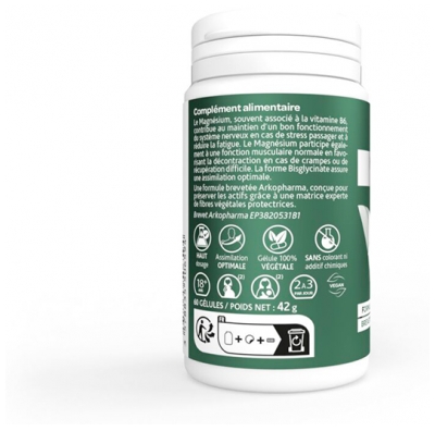 Arkopharma Arkogélules Magnésium Bisglycinate 60 Kapsułek