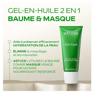 Weleda Skin Food Visage Gel-en-Huile 75 ml