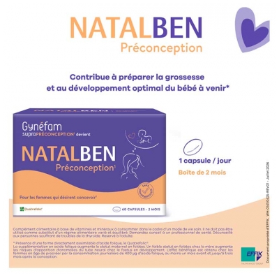 Effik Natalben Préconception 60 Capsules