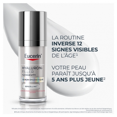 Eucerin Hyaluron-Filler + Longevity Sérum Epigénétique 30 ml