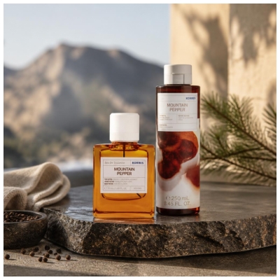 Korres Set de Agua de Colonia Pimienta de Montaña 50 ml + Gel de Ducha 250 ml