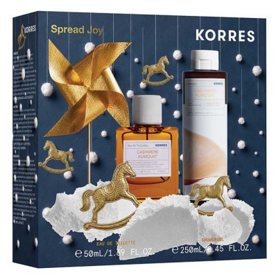 Korres Toaletna voda Cashmere Kumquat 50 ml + Gel za prhanje Cashmere Kumquat 250 ml