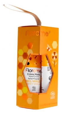 Florame Organiczny Krem do Rąk 30 ml + Organiczny Balsam do Ust 15 ml - Zapach: Miód-Wanilia