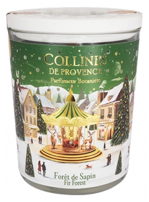 Collines de Provence Weihnachtskerze 180 g - Duft: Tannenwald