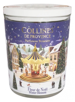 Collines de Provence Bougie de Noël 180 g - Senteur : Fleur de Noël