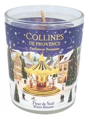 Lumânare de Crăciun Collines de Provence 75 g - Parfum: Floarea Cr?ciunului