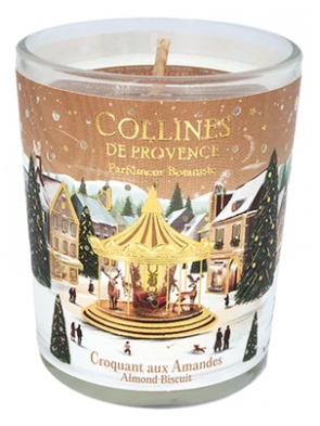 Vela de Navidad Collines de Provence 75 g - Olor: Crujiente de almendra