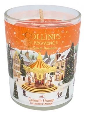 Lumânare de Crăciun Collines de Provence 75 g - Parfum: Portocal? cu scor?i?oar?