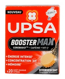 UPSA Booster Max 20 Effervescent Tablets