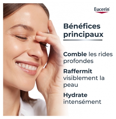 Eucerin Hyaluron-Filler + 3x Effect Soin de Jour SPF30 50 ml + Hyaluron-Filler + Elasticity Crème Mains Anti-Taches & Anti-Âge SPF30 75 ml