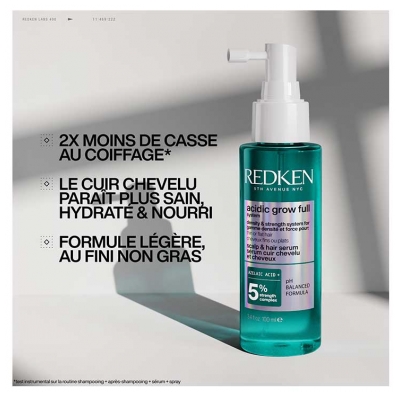 Redken Acidic Grow Full System Coffret Densité et Force pour Cheveux Fins et Plats