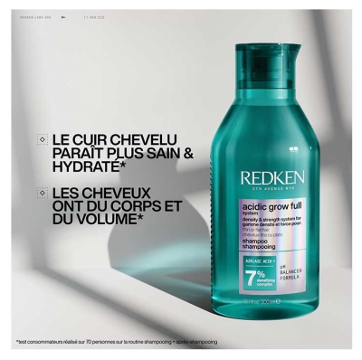 Redken Acidic Grow Full System Coffret Densité et Force pour Cheveux Fins et Plats