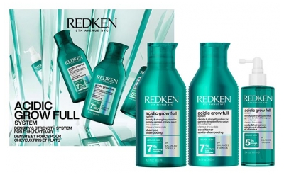 Redken Acidic Grow Full System Set Dichte und Stärke für Feines und Plattes Haar
