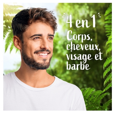 Le Petit Marseillais Gel Douche Revigorant 4en1 Bois de Cade & Fougère 300 ml