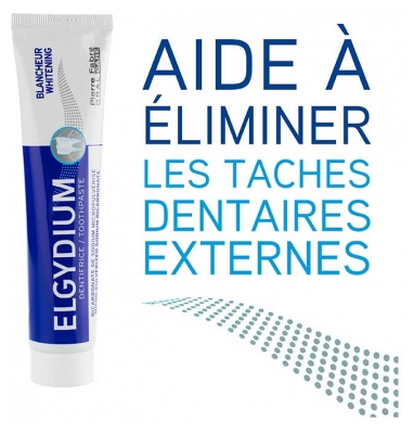 Elgydium Dentifrice Blancheur Lot de 2 x 75 ml