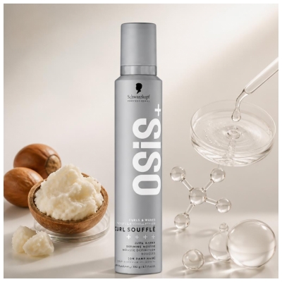 Schwarzkopf Professional Osis + Curl Soufflé Curl Definition Styling Mousse 200 ml
