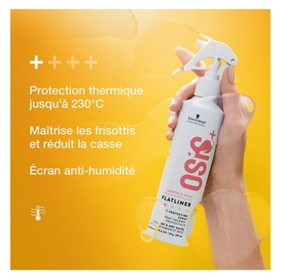 Schwarzkopf Professional Osis + Spray Thermoprotecteur Flatliner 200 ml