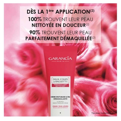 Garancia En Deux Coups de Baguette Crème Onctueuse Ultra Démaquillante 120 g