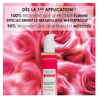 Garancia En Deux Coups de Baguette Huile Lactée Ultra Démaquillante 150 ml