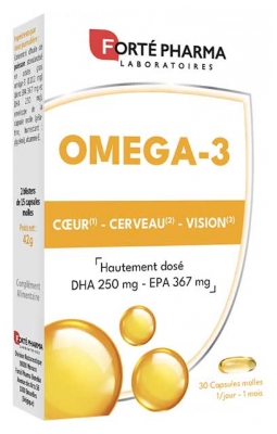Forté Pharma Omega-3 30 Capsules