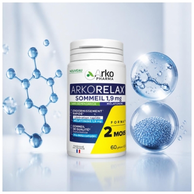 Arkopharma Arkorelax Sleep 1.9 mg Melatonin 60 Capsules