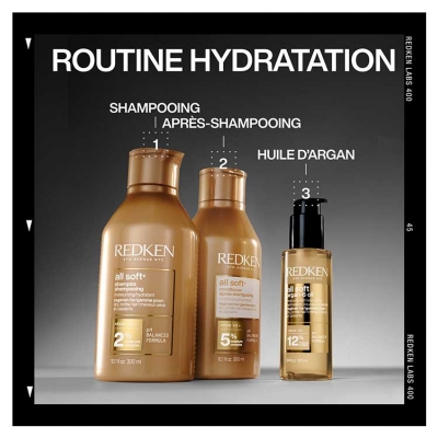 Redken All Soft Coffret Hydratation et Douceur pour Cheveux Secs et Cassants