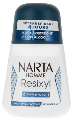 Narta Homme Résixyl Detranspirant 4 Days Ball 50 ml