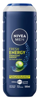 Nivea Men Energy Gel Douche 3en1 Fraicheur 24H 500 ml