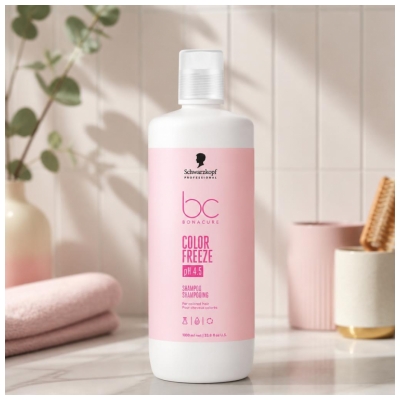 Schwarzkopf Professional Bonacure Shampoing pour Cheveux Colorés Color Freeze 1000 ml