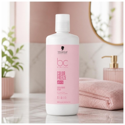 Schwarzkopf Professional Bonacure Acondicionador para Cabello Teñido Color Freeze 1000 ml