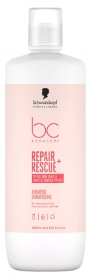 Schwarzkopf Professional Bonacure Shampoing pour Cheveux Abîmés Repair Rescue + 1000 ml