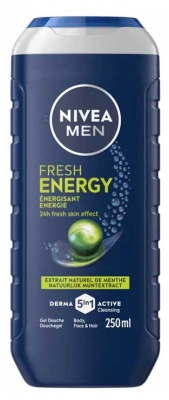 Nivea Men Energy Gel Douche 3en1 Fraicheur 24H 250 ml